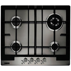 Zanussi ZGG66424XA Gas Hob, Stainless Steel